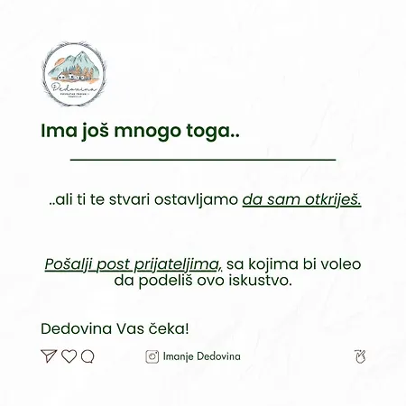 Dedovina Pakovrace Дом отдыха Чачак